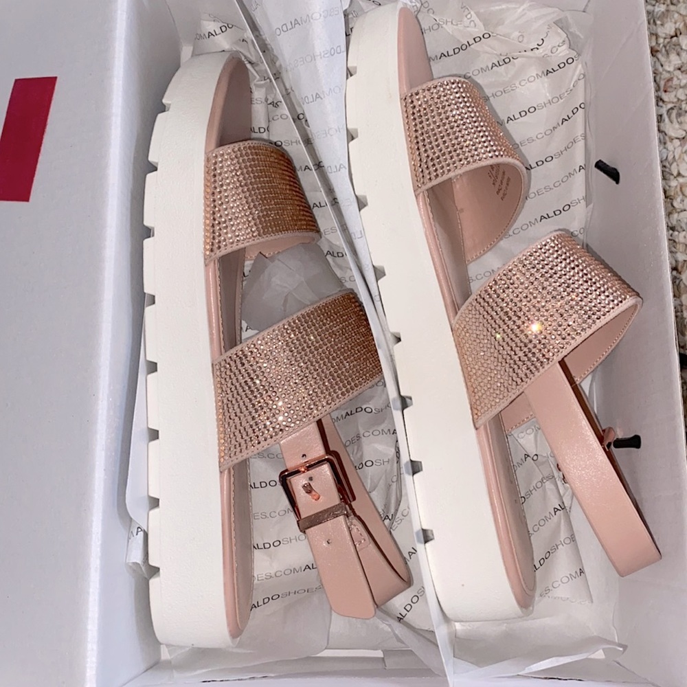 Aldo Eliraviel Rhinestone Sandals